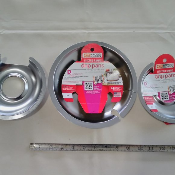 Drip Pans for Electric Ranges (3 Pack)- Fits most GE & Hotpoint Electric Ranges - Picture 7 of 7